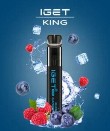 Blueberry-Raspberry-Ice.jpg iGET KING VAPE 2600 PUFF – BLUEBERRY RASPBERRY ICE