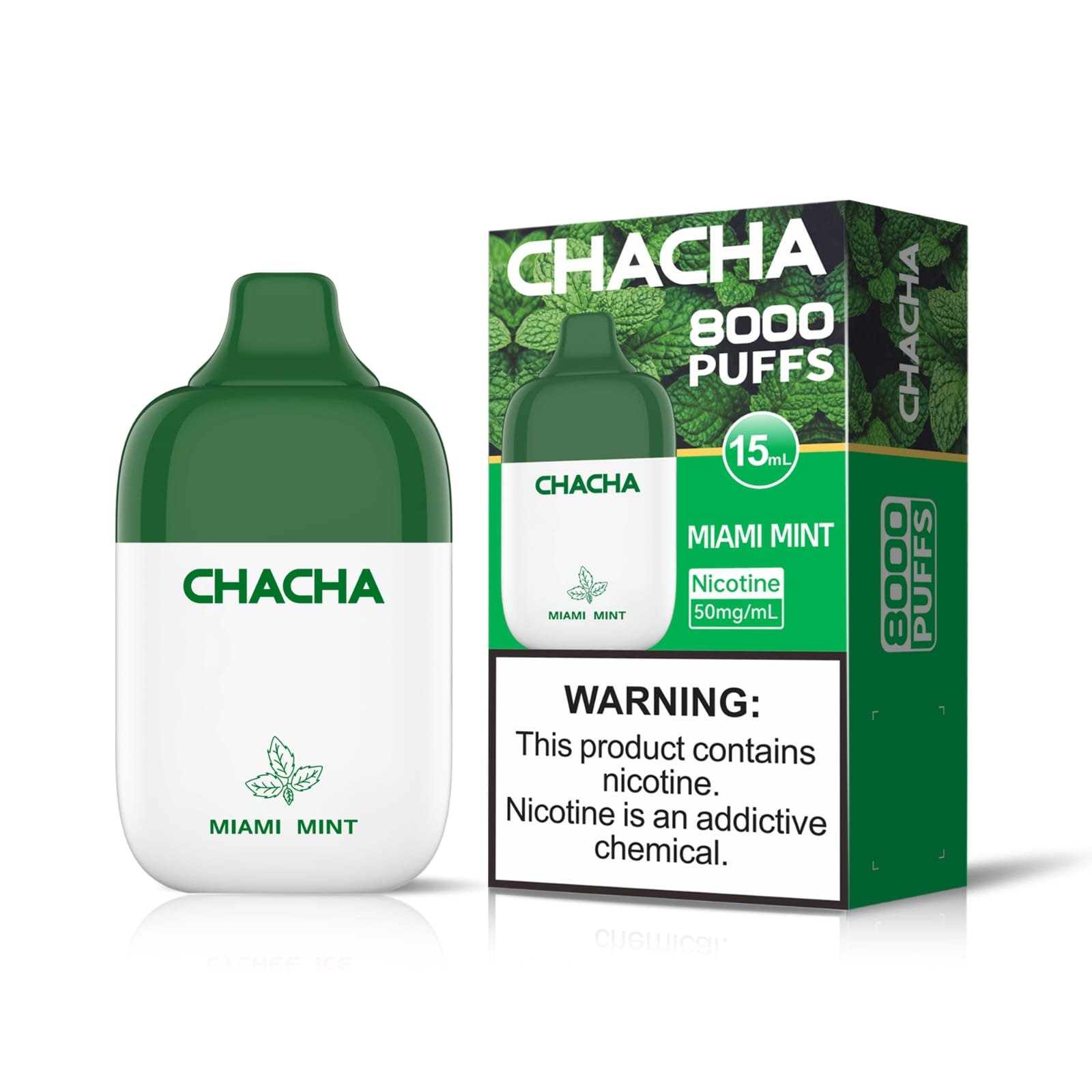 CHACHA-DISPOSABLE-VAPE-8000-PUFF-MIAMI-MINT.jpg YOONE CHACHA 8000 PUFF – MIAMI MINT