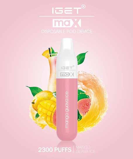 IGET-MAX-MANGO-GUAVA-ICE.jpg iGET MAX VAPE 2300 PUFF – MANGO GUAVA ICE