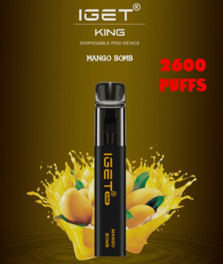 KING-MANGO-BOMB-IGET-VAPE.jpg iGET KING VAPE 2600 PUFF – MANGO BOMB