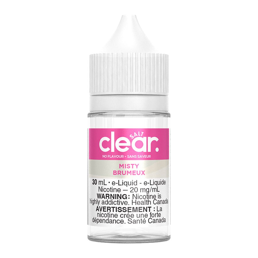 clear-salt-nic-e-liquid-misty-30ml.jpg Clear Salt Nic E-liquid - Misty 30ml