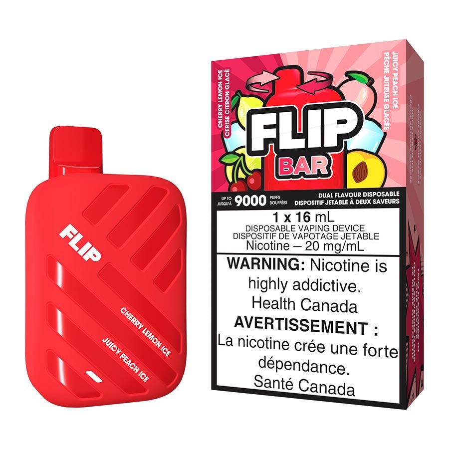flip-bar-disposable-vape-device-cherry-lemon-ice-and-juicy-peach-ice.jpg Flip Bar Disposable Vape Device - Cherry Lemon Ice And Juicy Peach Ice