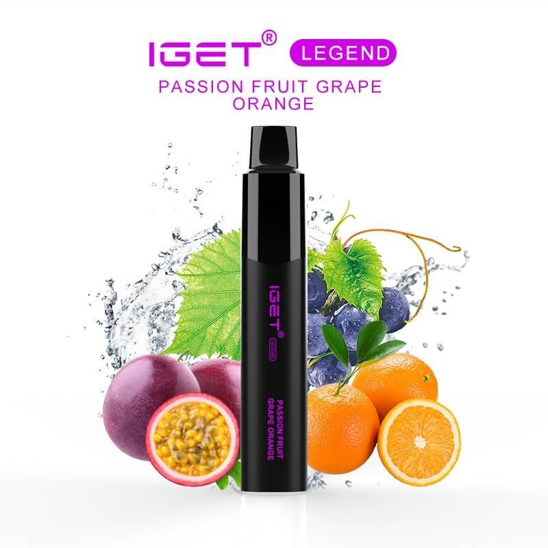 iGET-Legend-Passion-Fruit-Grape-Orange-The-Vape-Bar.jpg iGET LEGEND VAPE 4000 PUFF – PASSION FRUIT GRAPE ORANGE