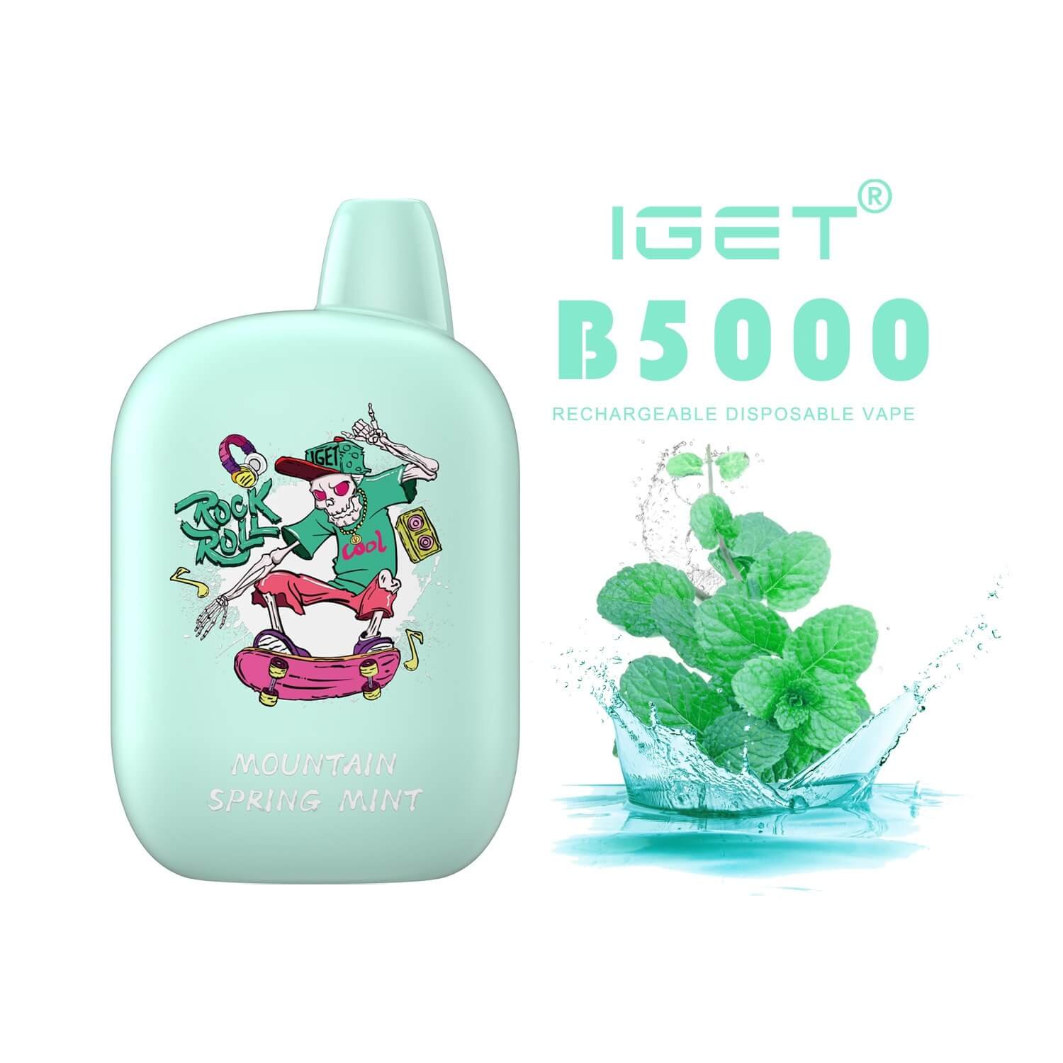 iGET-b5000-Mountain-Spring-Mint-Disposable-Vape-Australia.jpg iGET B5000 VAPE 5000 PUFF – MOUNTAIN SPRING MINT