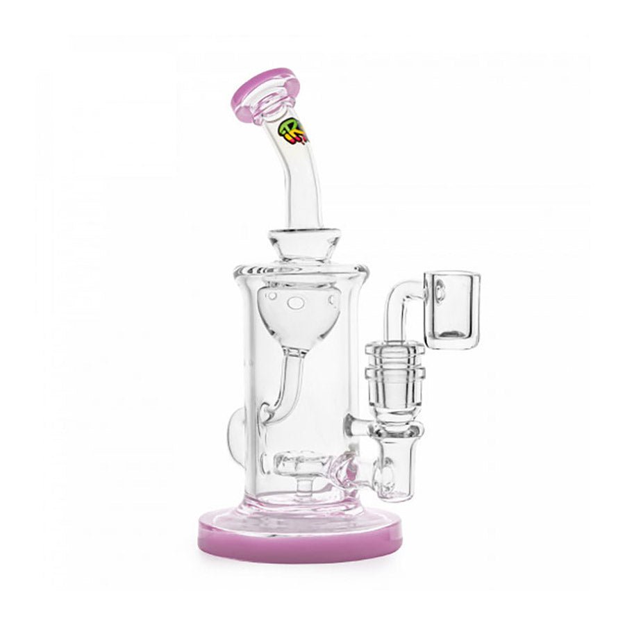 irie-6-75-klein-incycler-with-ufo-perc-rig-pink.jpg Irie 6.75" Klein Incycler with UFO Perc Rig - Image 2