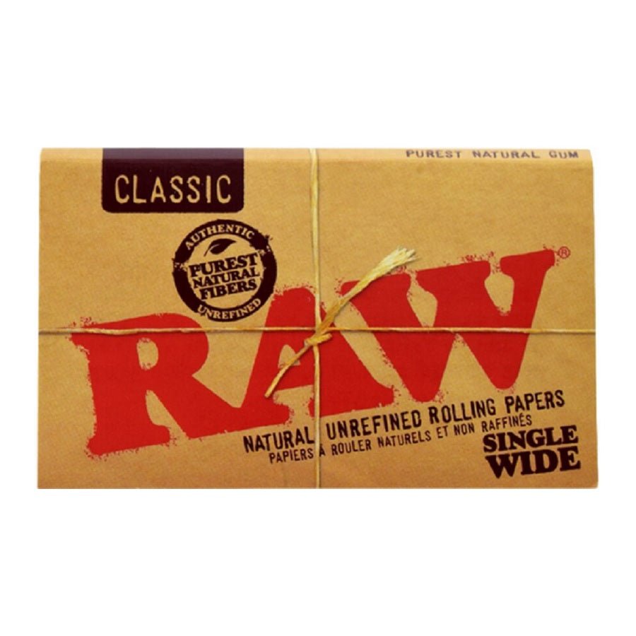 raw-classics-single-wide-rolling-papers_bba9a079-d4a6-481a-a3a6-3abaa6f7ed52.jpg RAW Rolling Papers - Classic Single Wide Single Window