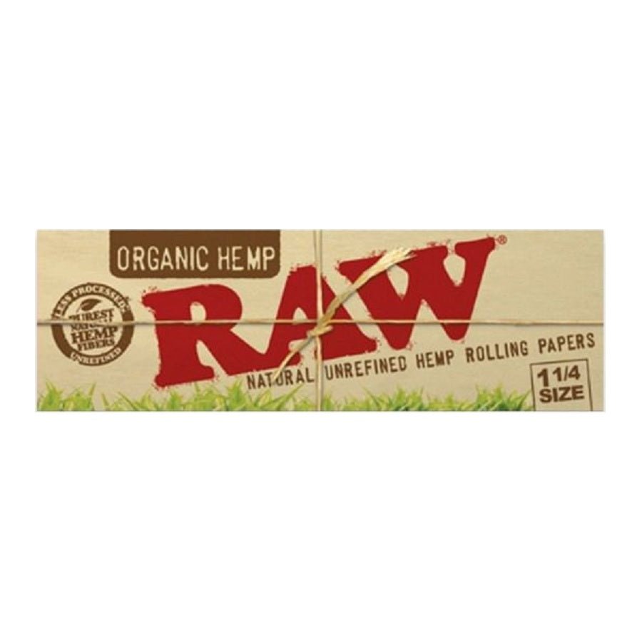 raw-organic-hemp-1-14-rolling-papers_026018a5-8d7a-4e37-b879-33ea6e2419a9.jpg RAW Rolling Papers - Organic Hemp 1¼ Size
