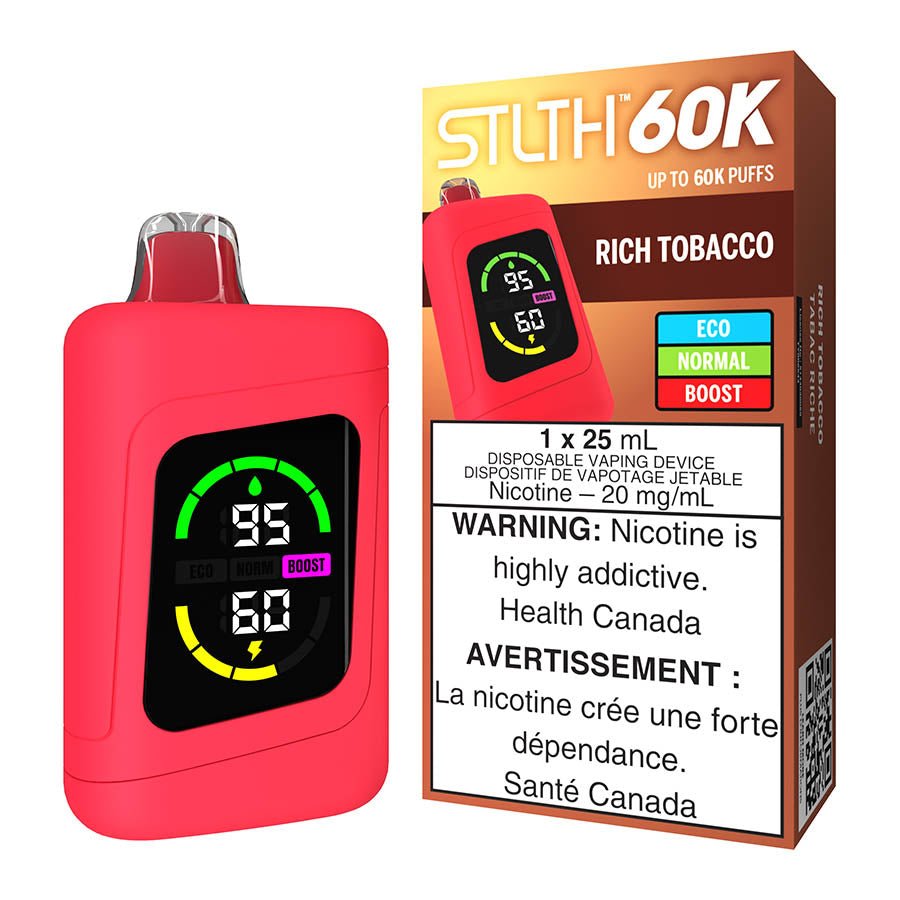 stlth-60k-disposable-vape-device-rich-tobacco.jpg STLTH 60K Disposable Vape Device - Rich Tobacco