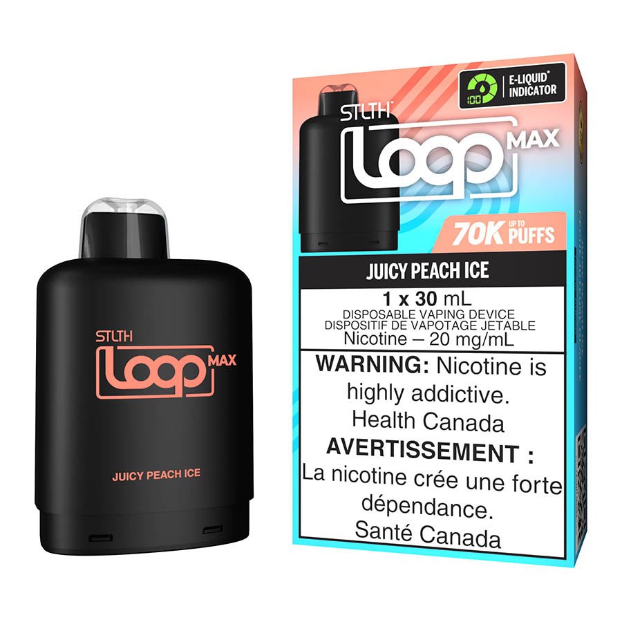 stlth-loop-max-e-liquid-pod-pack-juicy-peach-ice.jpg STLTH Loop Max E-Liquid Pod Pack - Juicy Peach Ice