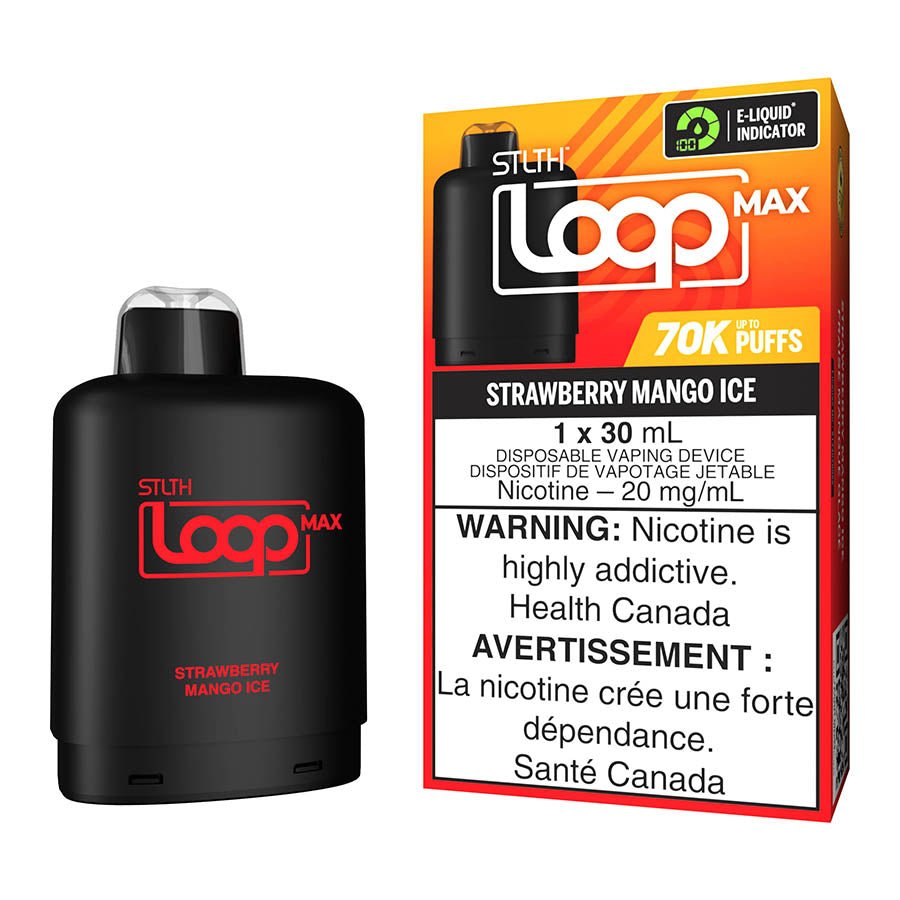 stlth-loop-max-e-liquid-pod-pack-strawberry-mango-ice.jpg STLTH Loop Max E-Liquid Pod Pack - Strawberry Mango Ice