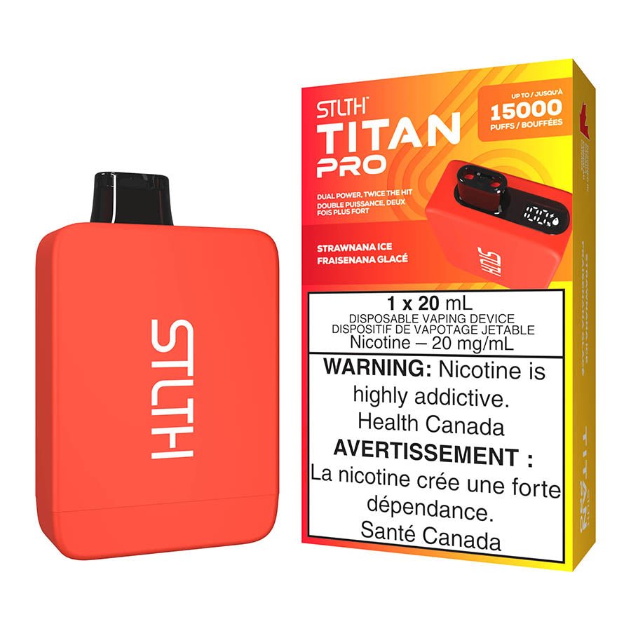stlth-titan-pro-disposable-vape-device-strawnana-ice.jpg STLTH Titan Pro Disposable Vape Device - Strawnana Ice