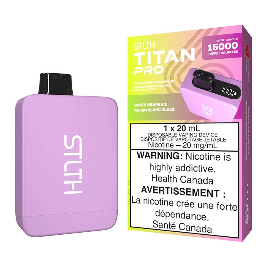 stlth-titan-pro-disposable-vape-device-white-grape-ice.jpg STLTH Titan Pro Disposable Vape Device - White Grape Ice