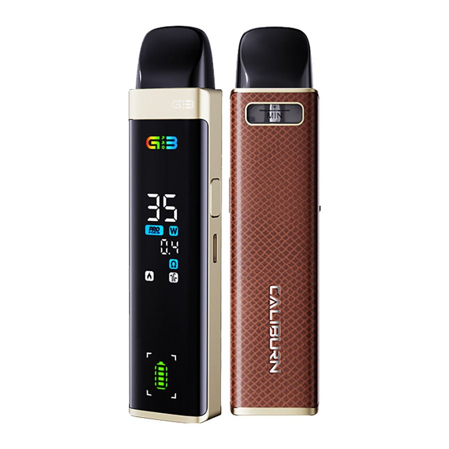 uwell-caliburn-g3-pro-pod-vape-device-brown-leather.jpg UWell Caliburn G3 Pro Pod Vape Device - Image 9