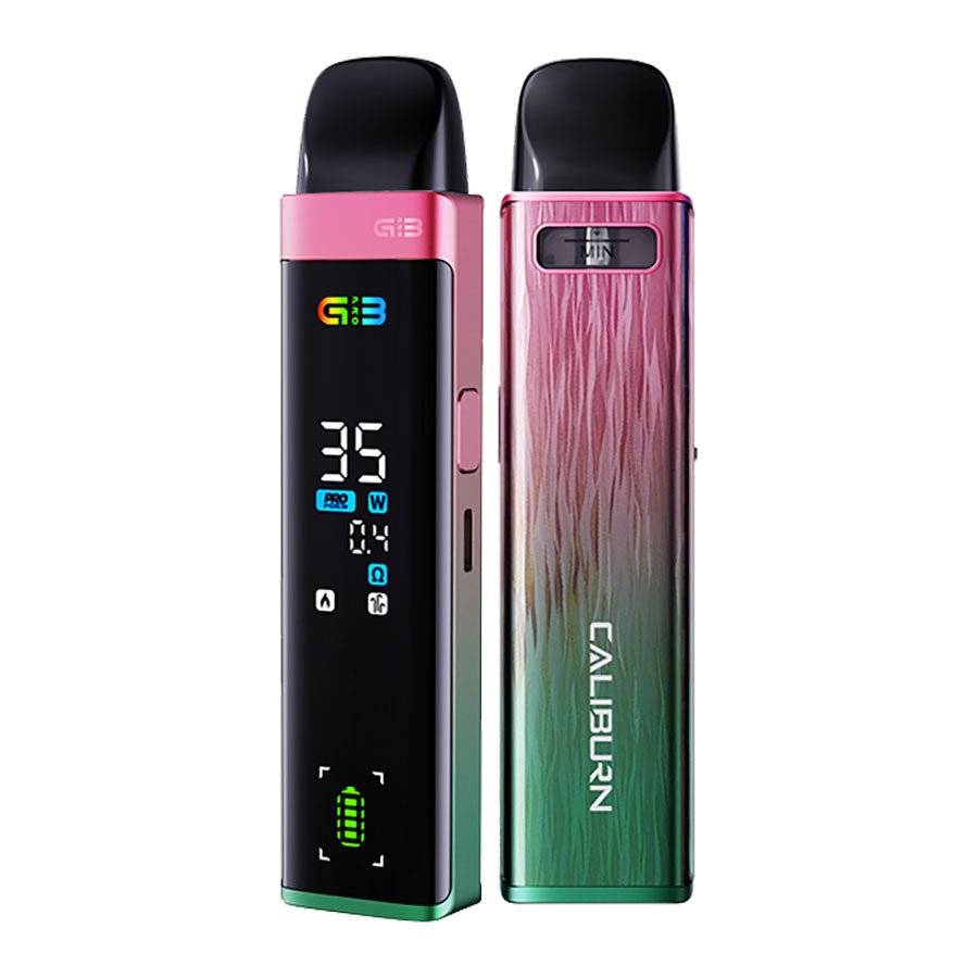uwell-caliburn-g3-pro-pod-vape-device-pink-green.jpg UWell Caliburn G3 Pro Pod Vape Device - Image 15